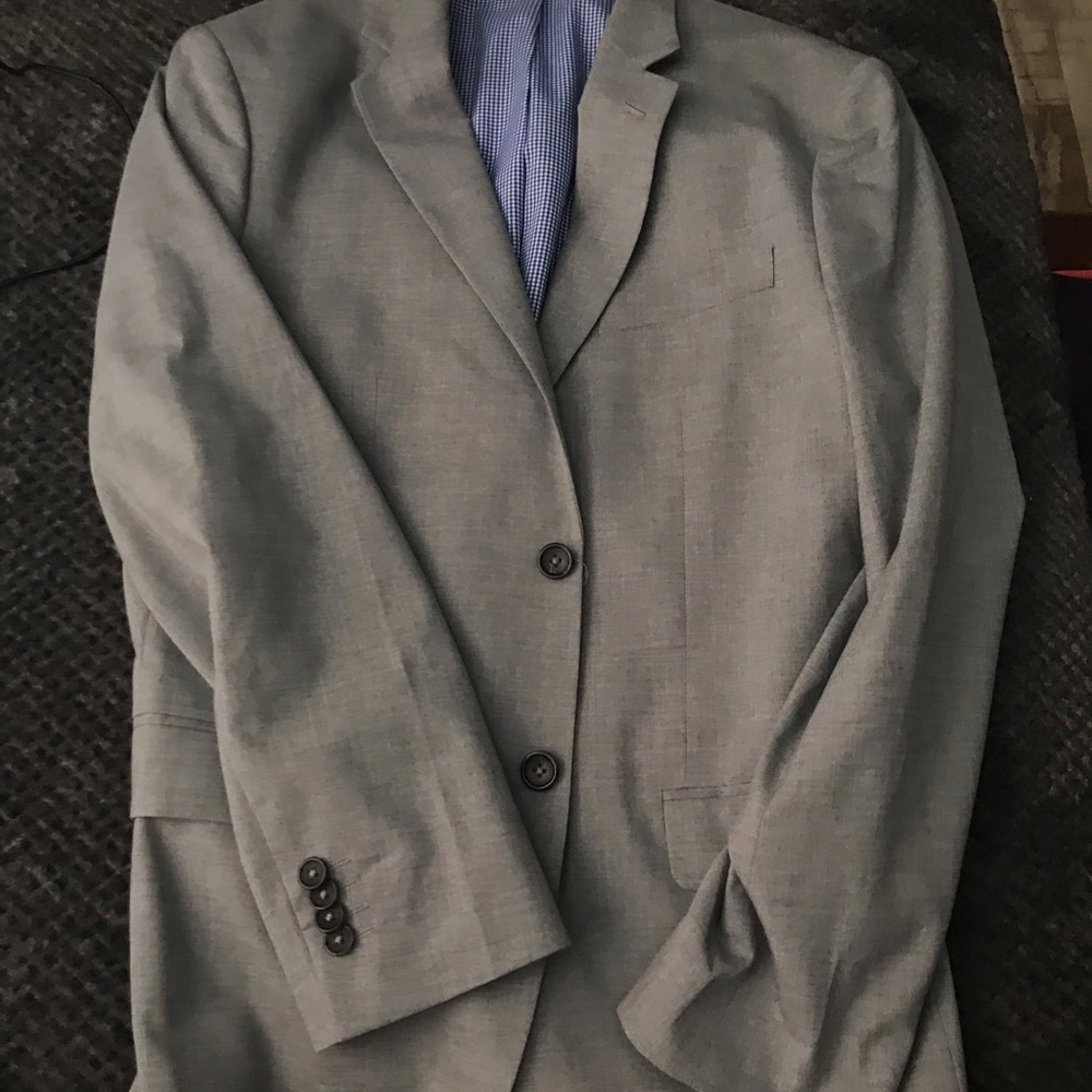 Men’s suit jacket - light grey - banana republic